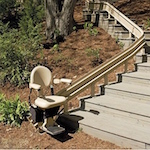 The-Bruno Elite Curved Outdoor Stair Lift-Image